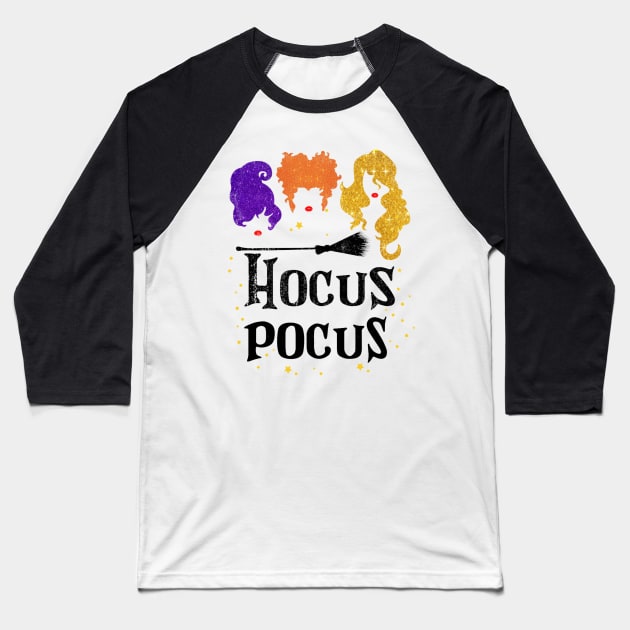 Hocus Pocus  Sanderson Sisters Halloween Movie Baseball T-Shirt by gallaugherus